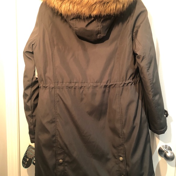 NWT Liz Claiborne Winter Coat Gunmetal Grey - Picture 9 of 16